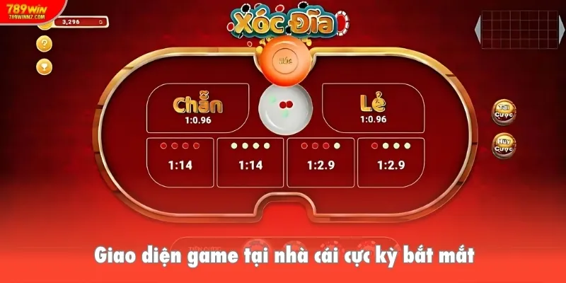 Giao diện game tại nhà cái cực kỳ bắt mắt